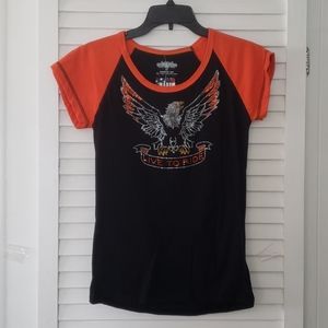 "Live to Ride" Bling Top